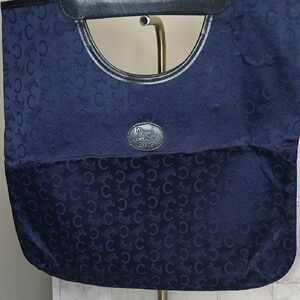Celine Dark Blue C Macadam Tote Bag